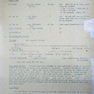 September War Diary, Guards Armoured Division, G Branch, 1944