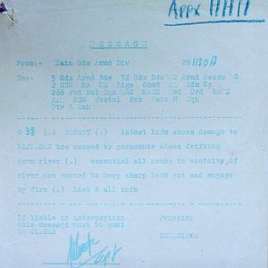 September War Diary, Guards Armoured Division, G Branch, 1944