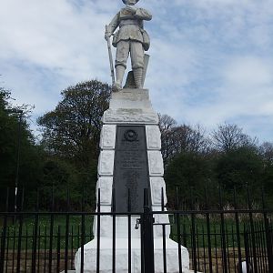 REMEMBERANCE CROSS AND PANELS NEWBURN NEWCASTLE UPON TYNE