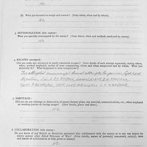 BLACK, Peter, 68554, Lieutenant, 2nd Battalion WELSH GUARDS, Captured France, 24 May 1940 - WO 344-30-1