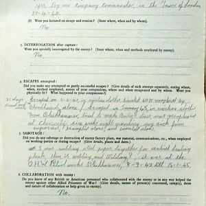 COOPER, Frank, 2734712, Guardsman, 2nd Battalion WELSH GUARDS, Captured France 25 May 1940 - WO 344-72-1