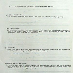 MUSTO, John Charles, 2732451, Guardsman, 2nd Battalion WELSH GUARDS, Captured France, 22 May 1940 - WO 344-230-2