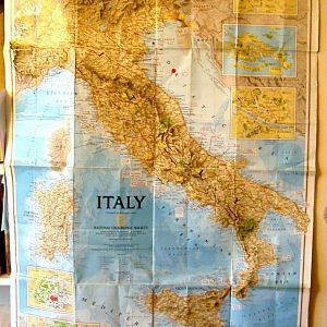 Nat Geographic Map Of Italy