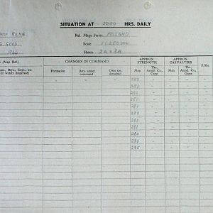 October War Diary, 5th Guards Armoured Brigade Workshops, REME, 1944