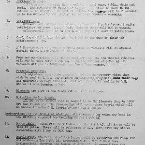 February War Diary, 6th Motor Battalion GRENADIER GUARDS, 1943