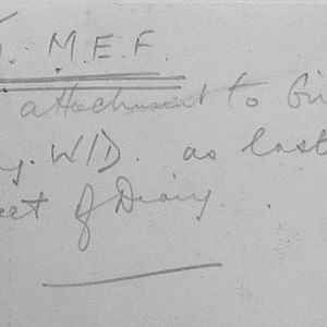 February War Diary, 6th Motor Battalion GRENADIER GUARDS, 1943