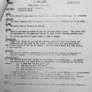February War Diary, 6th Motor Battalion GRENADIER GUARDS, 1943