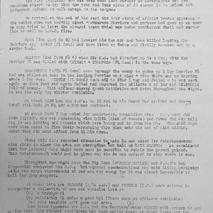 March War Diary, 6th Motor Battalion GRENADIER GUARDS, 1943