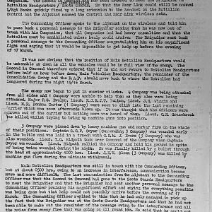 March War Diary, 6th Motor Battalion GRENADIER GUARDS, 1943