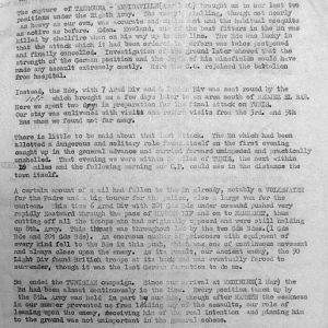 March War Diary, 6th Motor Battalion GRENADIER GUARDS, 1943