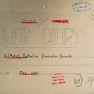 May War Diary, 6th Motor Battalion GRENADIER GUARDS, 1943