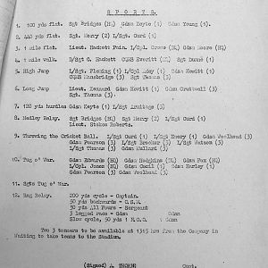June War Diary, 6th Motor Battalion Grenadier Guards, 1943