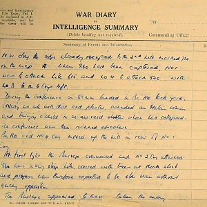 October War Diary, 6th Motor Battalion Grenadier Guards, 1943