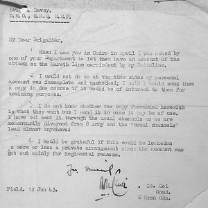 Account, 6th Motor Battalion Grenadier Guards, Account 16/17 March 1943