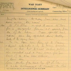 February War Diary, 6th Battalion, Grenadier Guards, Jan - Mar 1944