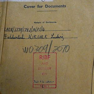 Detention of Feldwebel Ludwig Kiechle