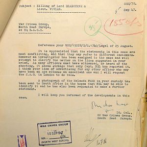 Murders of Brabourne & Vivian