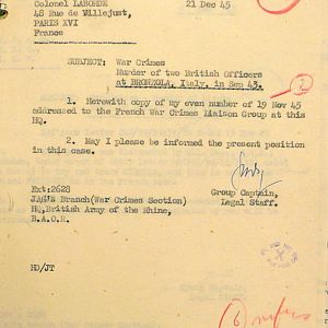 Murders of Brabourne &amp; Vivian