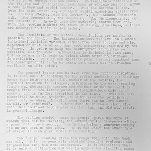 Tank Casualties Survey, NWE 1945