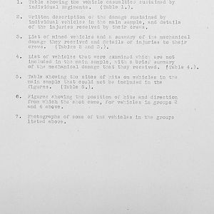 Tank Casualties Survey, NWE 1945