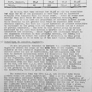 Tank Casualties Survey, NWE 1945
