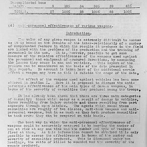 Tank Casualties Survey, NWE 1945