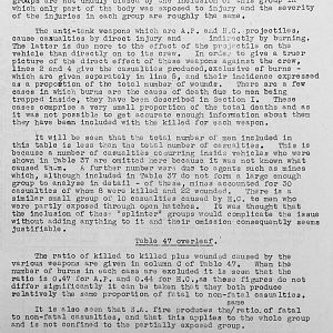 Tank Casualties Survey, NWE 1945