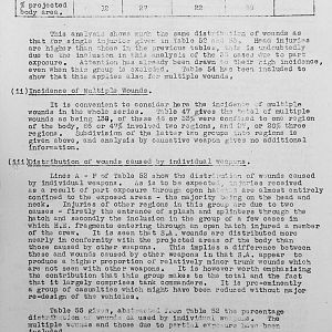 Tank Casualties Survey, NWE 1945