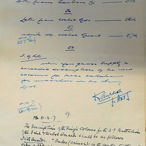 Colours for 2nd Battalions, Irish Guards & Welsh Guards