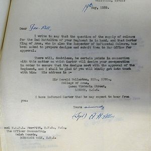 Colours for 2nd Battalions, Irish Guards & Welsh Guards