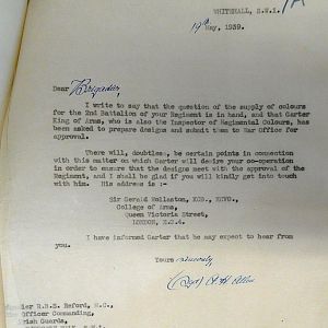 Colours for 2nd Battalions, Irish Guards & Welsh Guards