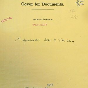 November 1939 War Diary, 1 Guards Brigade Anti-Tank Company