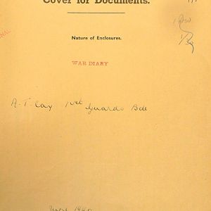 June 1940 War Diary, 1 Guards Brigade Anti-Tank Company