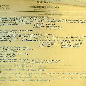 September 1939 War Diary, 7 Guards Brigade, Headquarters
