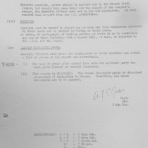 October 1939 War Diary, 7 Guards Brigade, Headquarters