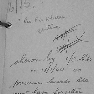 January 1940 War Diary, 7 Guards Brigade, Headquarters