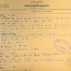 March 1940 War Diary, 7 Guards Brigade, Headquarters