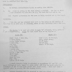 April 1940 War Diary, 7 Guards Brigade, Headquarters