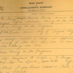 August 1940 War Diary, 20 Guards Brigade, Headquarters