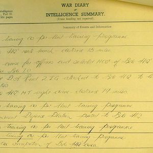 February 1941 War Diary, 20 Guards Brigade, Headquarters