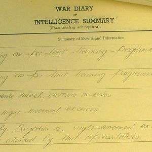 February 1941 War Diary, 20 Guards Brigade, Headquarters