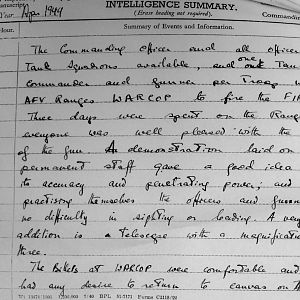 April War Diary, Irish Guards, 2 Armoured Battalion