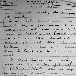 April War Diary, Irish Guards, 2 Armoured Battalion