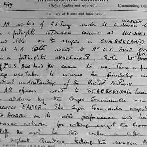 March War Diary, Irish Guards, 2 Armoured Battalion