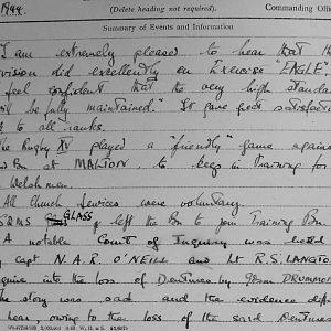 March War Diary, Irish Guards, 2 Armoured Battalion