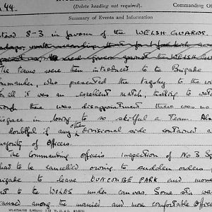 March War Diary, Irish Guards, 2 Armoured Battalion