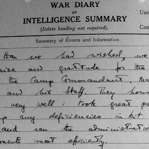 June War Diary, Irish Guards, 2nd Armoured Battalion, 1944