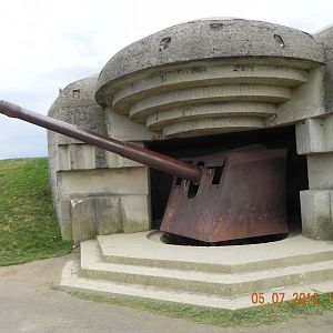 152 Mm German Gun At LONGUES SUR MER