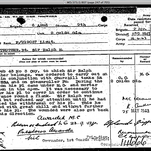 ANSTRUTHER, Bt., SIr Ralph, 219057, Lieutenant, 2 CG, MC