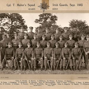 Corporal T Maher's Squad, September 1943
